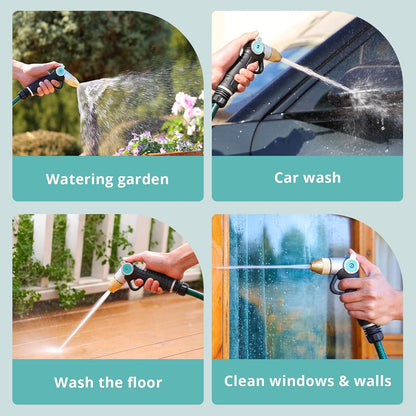 Garden Hose Nozzle Sprayer, Heavy Duty Metal Water Garden Nozzle