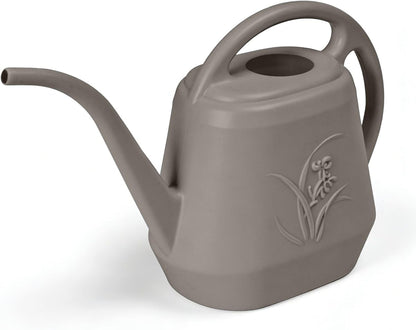 Plastic Watering Can - for Indoor and Outdoor Home Garden Plants - with Long Spout - Blue - 1/2 Gallon