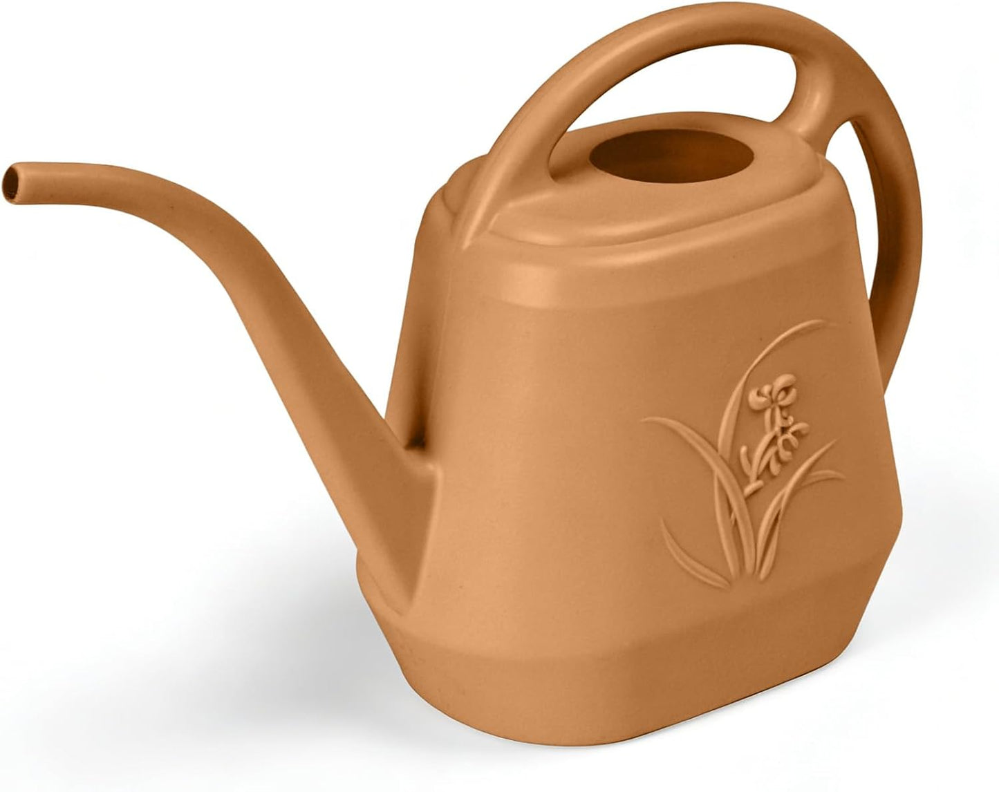 Plastic Watering Can - for Indoor and Outdoor Home Garden Plants - with Long Spout - Blue - 1/2 Gallon