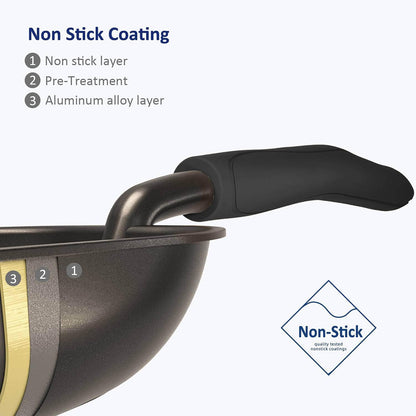 Cat Litter Scoop, Non-Stick Plated Aluminum Alloy Sifter, Kitty Durable Metal Scooper, Deep Shovel, Long Handle, Kitten Pooper Lifter, Size Medium, Coated Black Body with Turkish Blue Handle