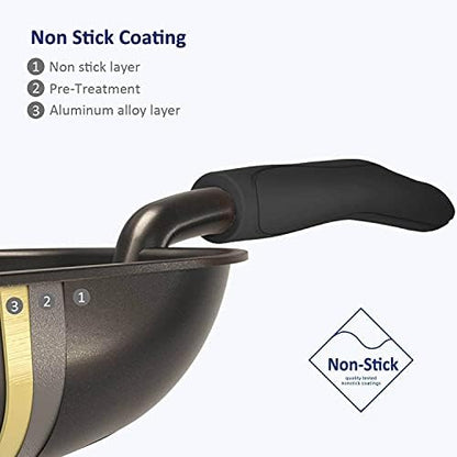 Cat Litter Scoop, Non-Stick Plated Aluminum Alloy Sifter, Kitty Durable Metal Scooper, Deep Shovel, Long Handle, Kitten Pooper Lifter, Size Medium, Coated Black Body with Turkish Blue Handle