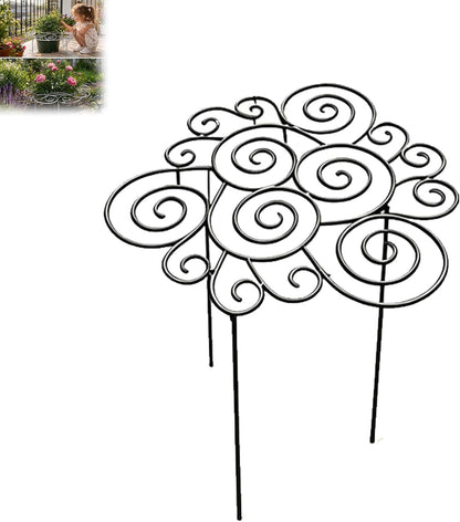 Peony Cages and Supports, Metal Plant Support Ring for Garden, Peony Support, for Upright Growth and Protection (L)