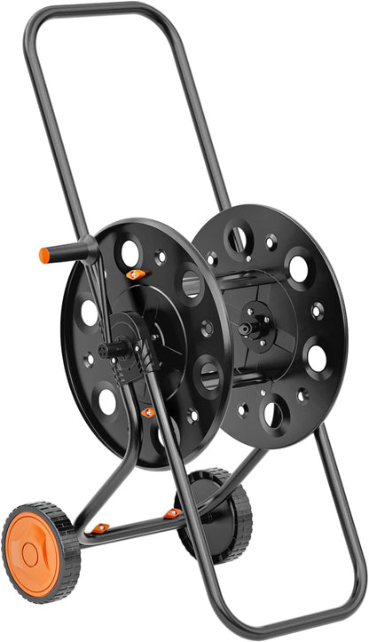 Garden Hose Reel Cart, Holds 75-150 Ft of Hose Storage Holder