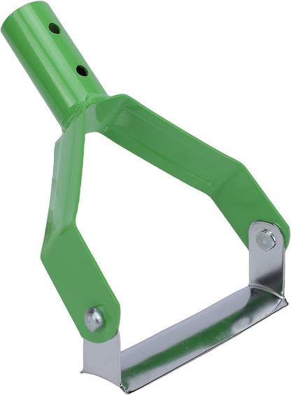 Zopsc Garden Stirrup Hoe Lightweight Carbon Steel Hand Tool for Efficient Soil Cultivation (Green)