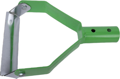 Zopsc Garden Stirrup Hoe Lightweight Carbon Steel Hand Tool for Efficient Soil Cultivation (Green)