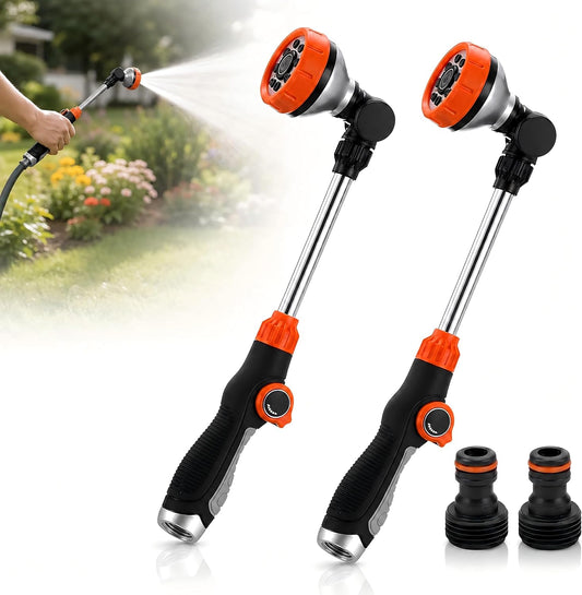 18 Inch Watering Wand for Garden Hose with 8 Spray Patterns