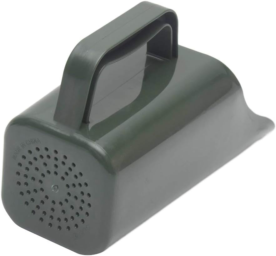Garden Soil Scoop with Built‑in Sifter, Plastic Hand Shovel Trowel