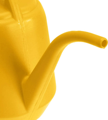 Plastic Watering Can, Yellow, 1-Gallon