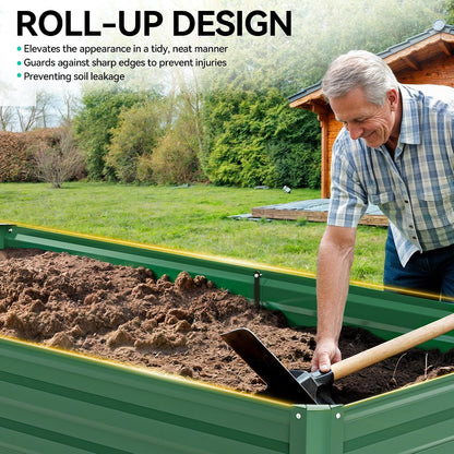 43.3x17.7x61 in Planter Trellis Box with Wheels & Drain Plug, Outdoor Resin Raised Garden Bed for Climbing Plants, Large Weather-Resistant Design, Black