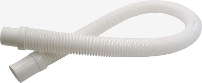 48" Pool Style White Leader Hose Replacement for Hayward, Kreepy, AquaBug and Most Automatic Suction Pool Cleaners, 48” x 1-1/2”