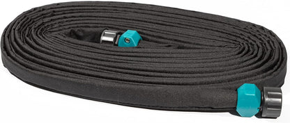 Garden Flat Soaker Hose 1/2" x 15 ft for Garden Beds Drip Irriagtion Hoses Heavy Duty Save Water 80%