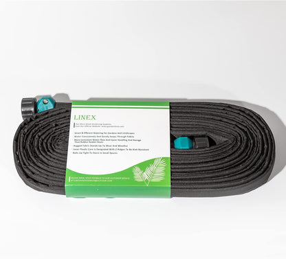 Garden Flat Soaker Hose 1/2" x 15 ft for Garden Beds Drip Irriagtion Hoses Heavy Duty Save Water 80%