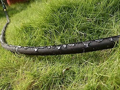 Garden Flat Soaker Hose 1/2" x 15 ft for Garden Beds Drip Irriagtion Hoses Heavy Duty Save Water 80%