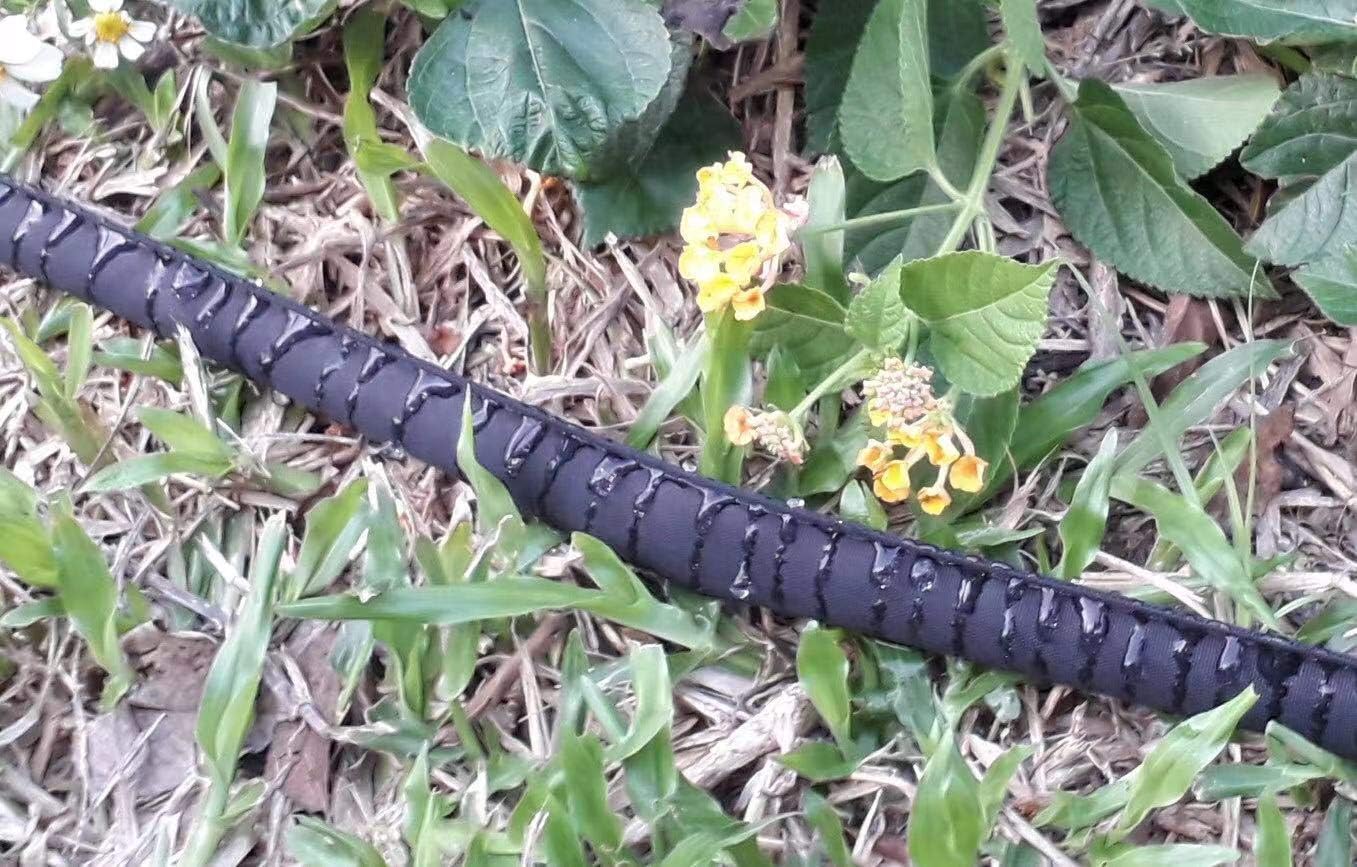 Garden Flat Soaker Hose 1/2" x 15 ft for Garden Beds Drip Irriagtion Hoses Heavy Duty Save Water 80%