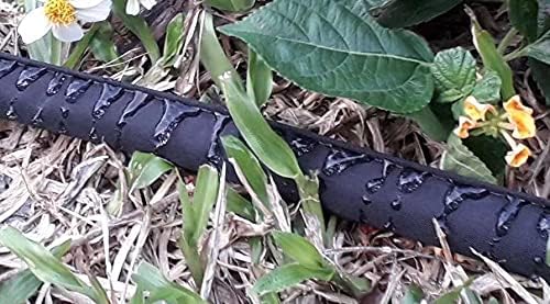 Garden Flat Soaker Hose 1/2" x 15 ft for Garden Beds Drip Irriagtion Hoses Heavy Duty Save Water 80%