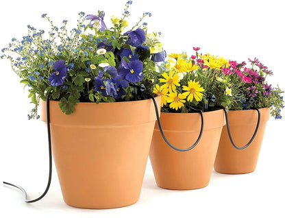 R560DP Drip Watering System, Automatic Drip Irrigation System with Timer for Containers and Hanging Baskets, Waters up to 20 Plants, Includes 20 Drippers, Black