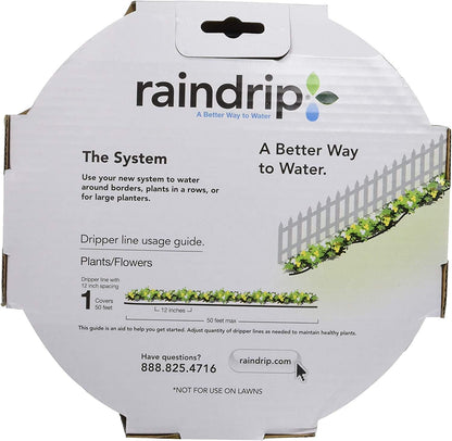 R560DP Drip Watering System, Automatic Drip Irrigation System with Timer for Containers and Hanging Baskets, Waters up to 20 Plants, Includes 20 Drippers, Black