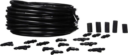 R560DP Drip Watering System, Automatic Drip Irrigation System with Timer for Containers and Hanging Baskets, Waters up to 20 Plants, Includes 20 Drippers, Black