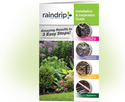 R560DP Drip Watering System, Automatic Drip Irrigation System with Timer for Containers and Hanging Baskets, Waters up to 20 Plants, Includes 20 Drippers, Black