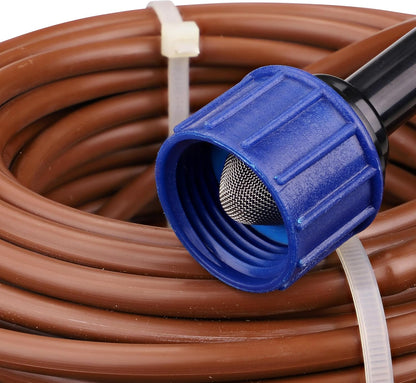 R560DP Drip Watering System, Automatic Drip Irrigation System with Timer for Containers and Hanging Baskets, Waters up to 20 Plants, Includes 20 Drippers, Black