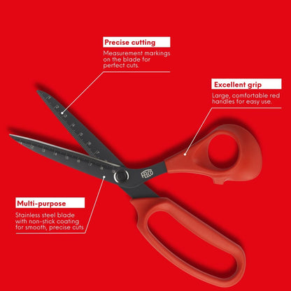 455 Floral Scissors – 8.97" Non-Stick Stainless Steel Shear for Flower Arranging & Crafting | Flower Scissors for Cutting Fresh Flowers | Floral Shears with Handle, Blade Ruler | Ergo Right Hand