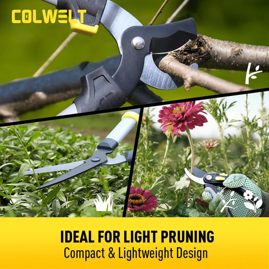 Loppers Hedge Clippers Garden Shears 3Pcs, 17’’ Gardening Scissors