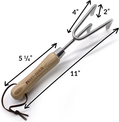 Hand Cultivator - Premium Garden Tool for Digging, Aerating, Weeding