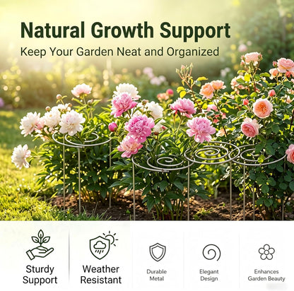 Peony Cages and Supports, Plant Support Garden Stakes, Peony Plant Support