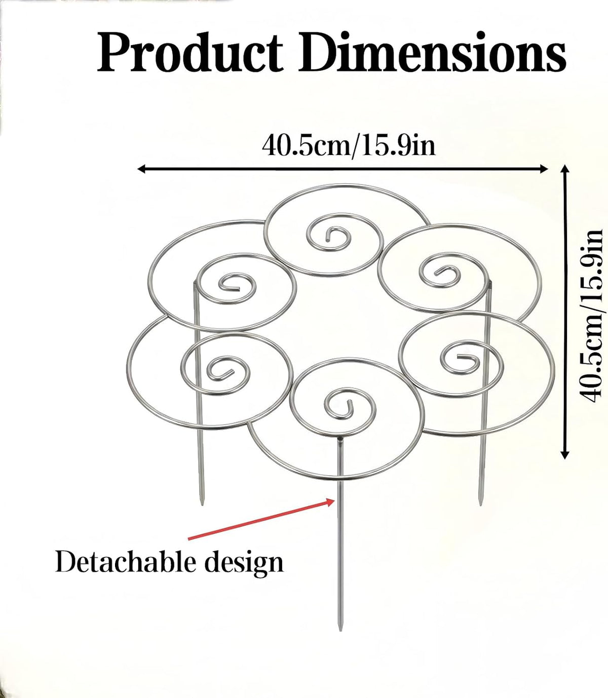 Peony Cages and Supports, Plant Support Garden Stakes, Peony Plant Support