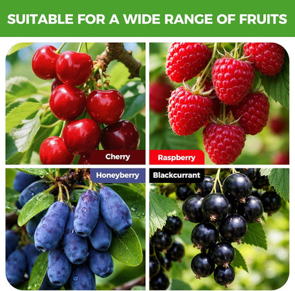 Blueberry Bush Netting Cover 2 Pack, 4.5 x 4.5 ft, Bird Netting with Zipper