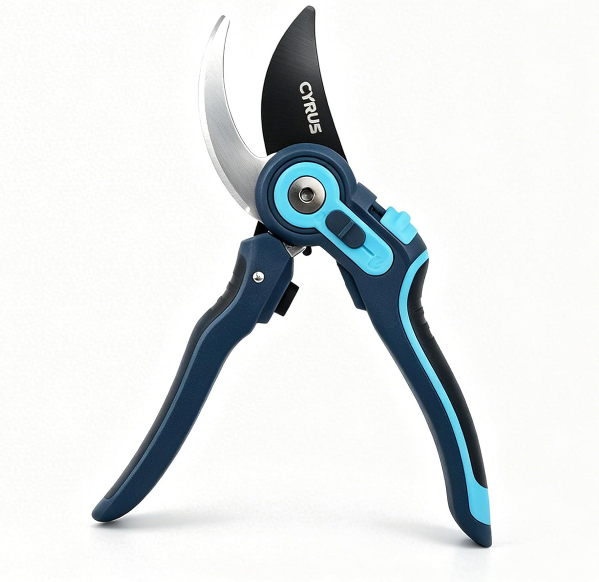 8 Inch Labor Saving Bypass Pruners 2 Adjustable Jaw Openings Garden Shears