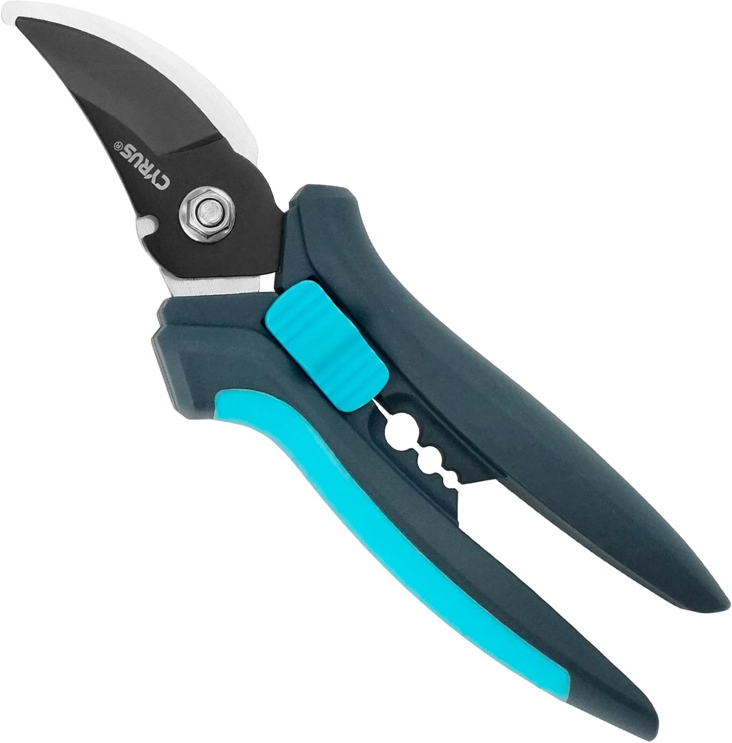 8 Inch Labor Saving Bypass Pruners 2 Adjustable Jaw Openings Garden Shears