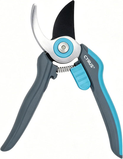 8 Inch Labor Saving Bypass Pruners 2 Adjustable Jaw Openings Garden Shears