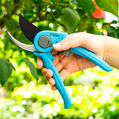 8 Inch Labor Saving Bypass Pruners 2 Adjustable Jaw Openings Garden Shears