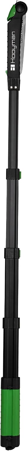 Extendable Tree Saw with Compact Design, Detachable Handsaw and Telescoping Pole, No-Slip H-Grip, Impulse Hardened Teeth, and Wrist Lanyard for Tree Trimming, Hunting, Camping, and Outdoors