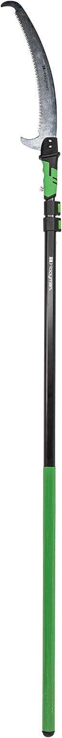 Extendable Tree Saw with Compact Design, Detachable Handsaw and Telescoping Pole, No-Slip H-Grip, Impulse Hardened Teeth, and Wrist Lanyard for Tree Trimming, Hunting, Camping, and Outdoors