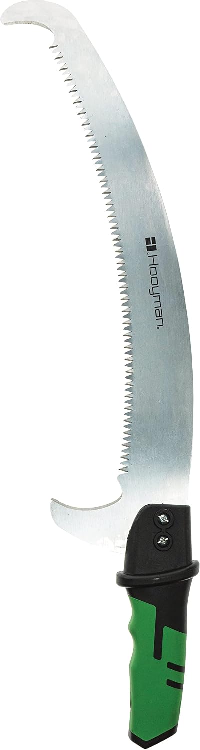 Extendable Tree Saw with Compact Design, Detachable Handsaw and Telescoping Pole, No-Slip H-Grip, Impulse Hardened Teeth, and Wrist Lanyard for Tree Trimming, Hunting, Camping, and Outdoors