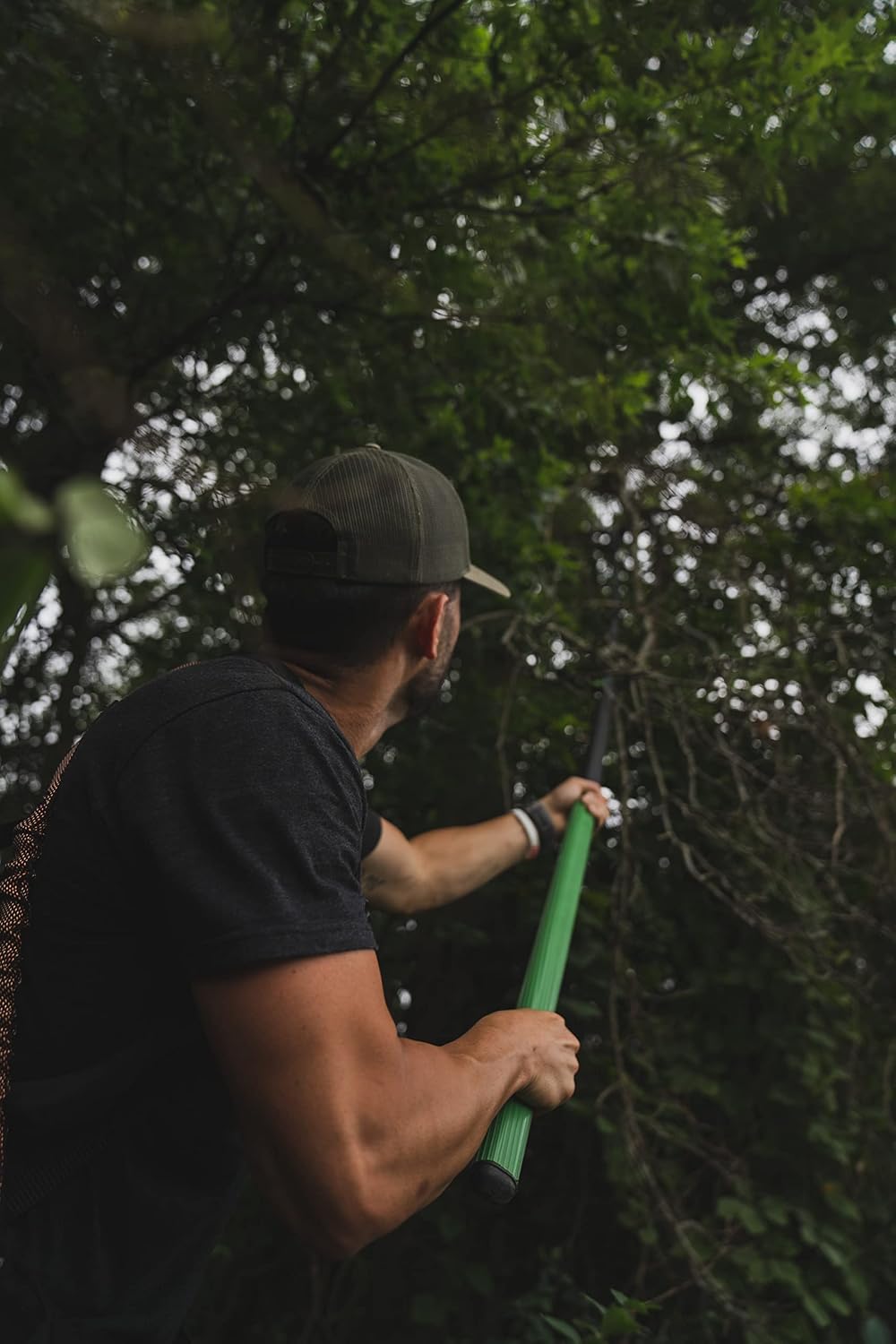 Extendable Tree Saw with Compact Design, Detachable Handsaw and Telescoping Pole, No-Slip H-Grip, Impulse Hardened Teeth, and Wrist Lanyard for Tree Trimming, Hunting, Camping, and Outdoors