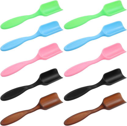 10Pcs Plastic Mini Gardening Shovel Spoons, Colorful