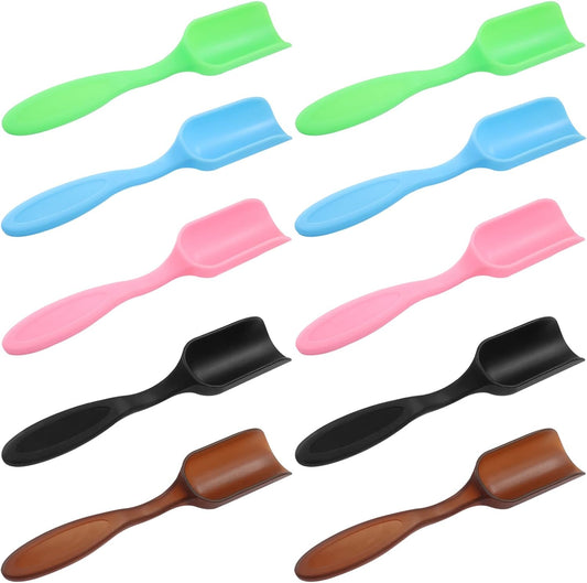 10Pcs Plastic Mini Gardening Shovel Spoons, Colorful