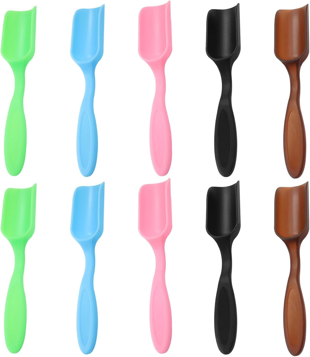 10Pcs Plastic Mini Gardening Shovel Spoons, Colorful