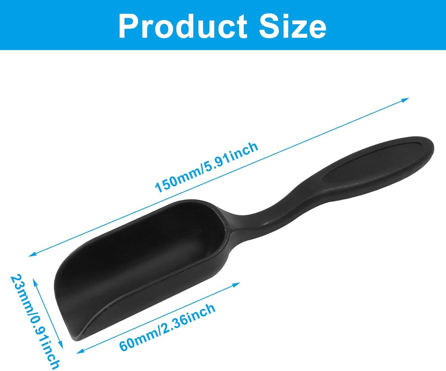 10Pcs Plastic Mini Gardening Shovel Spoons, Colorful