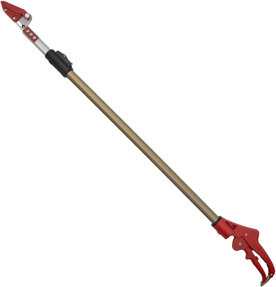 ZL625 Telescopic Long Reach Pruner with Pruning Saw, Extends 70 to 119 Inches