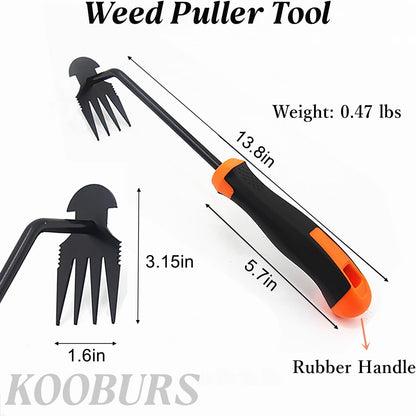 Hand Weeding Tool, Uprooting Weeder Portable Garden Weed Remover