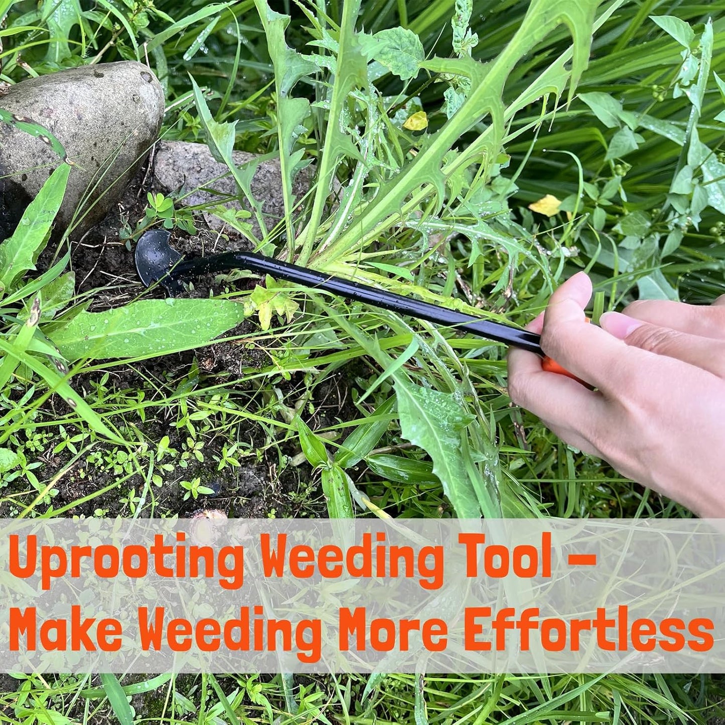 Hand Weeding Tool, Uprooting Weeder Portable Garden Weed Remover