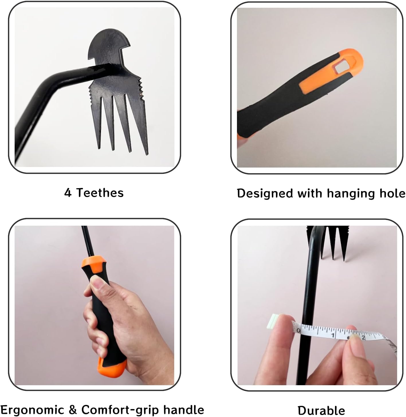 Hand Weeding Tool, Uprooting Weeder Portable Garden Weed Remover