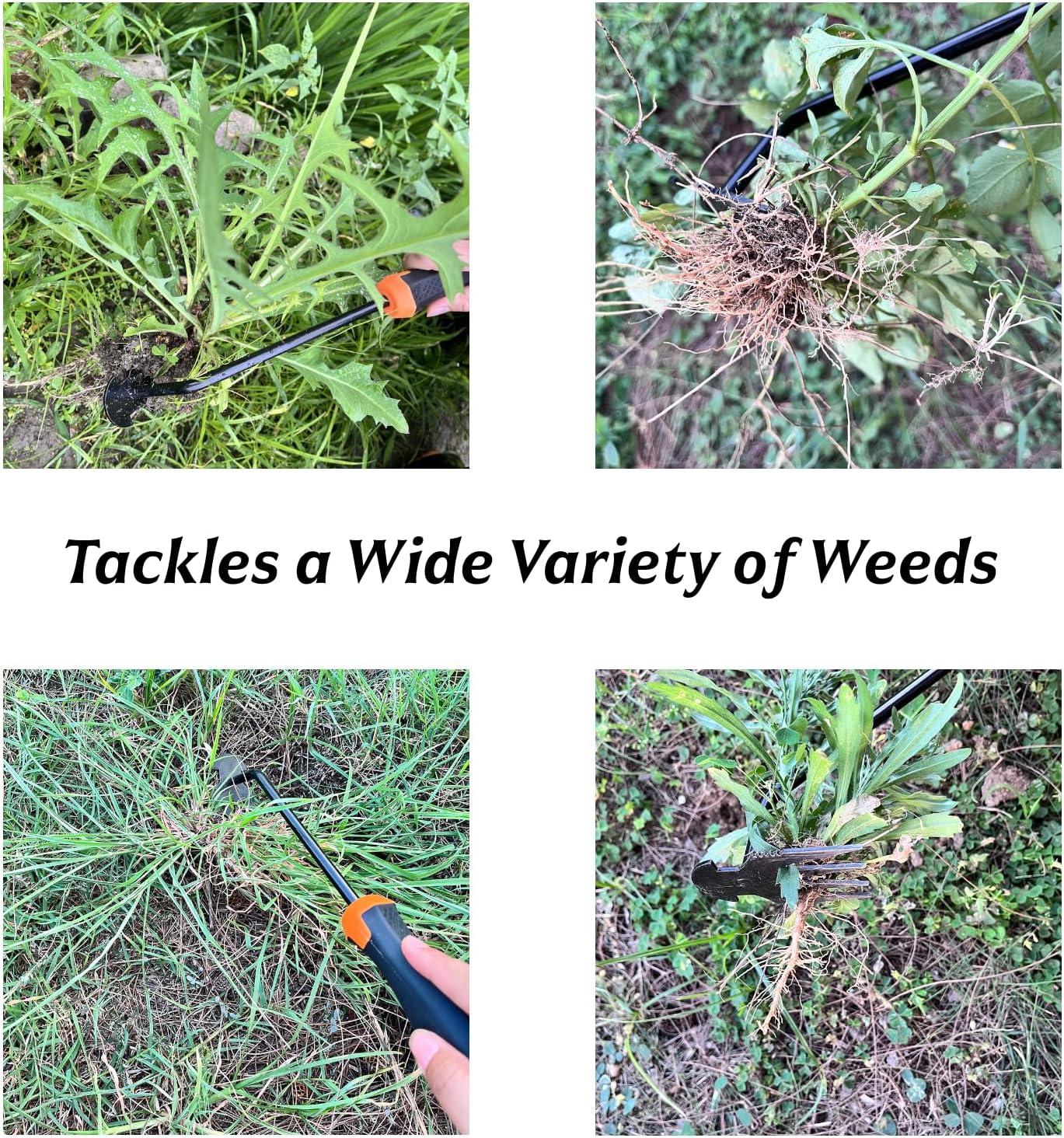 Hand Weeding Tool, Uprooting Weeder Portable Garden Weed Remover