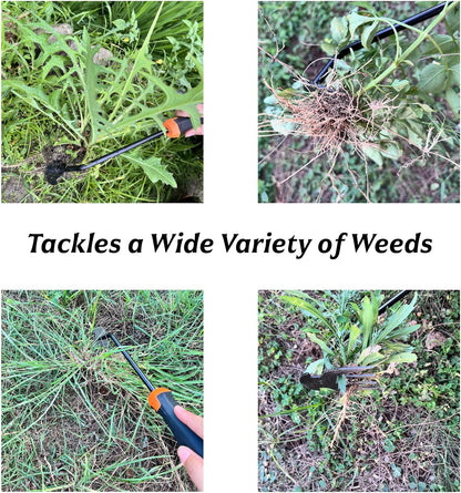 Hand Weeding Tool, Uprooting Weeder Portable Garden Weed Remover