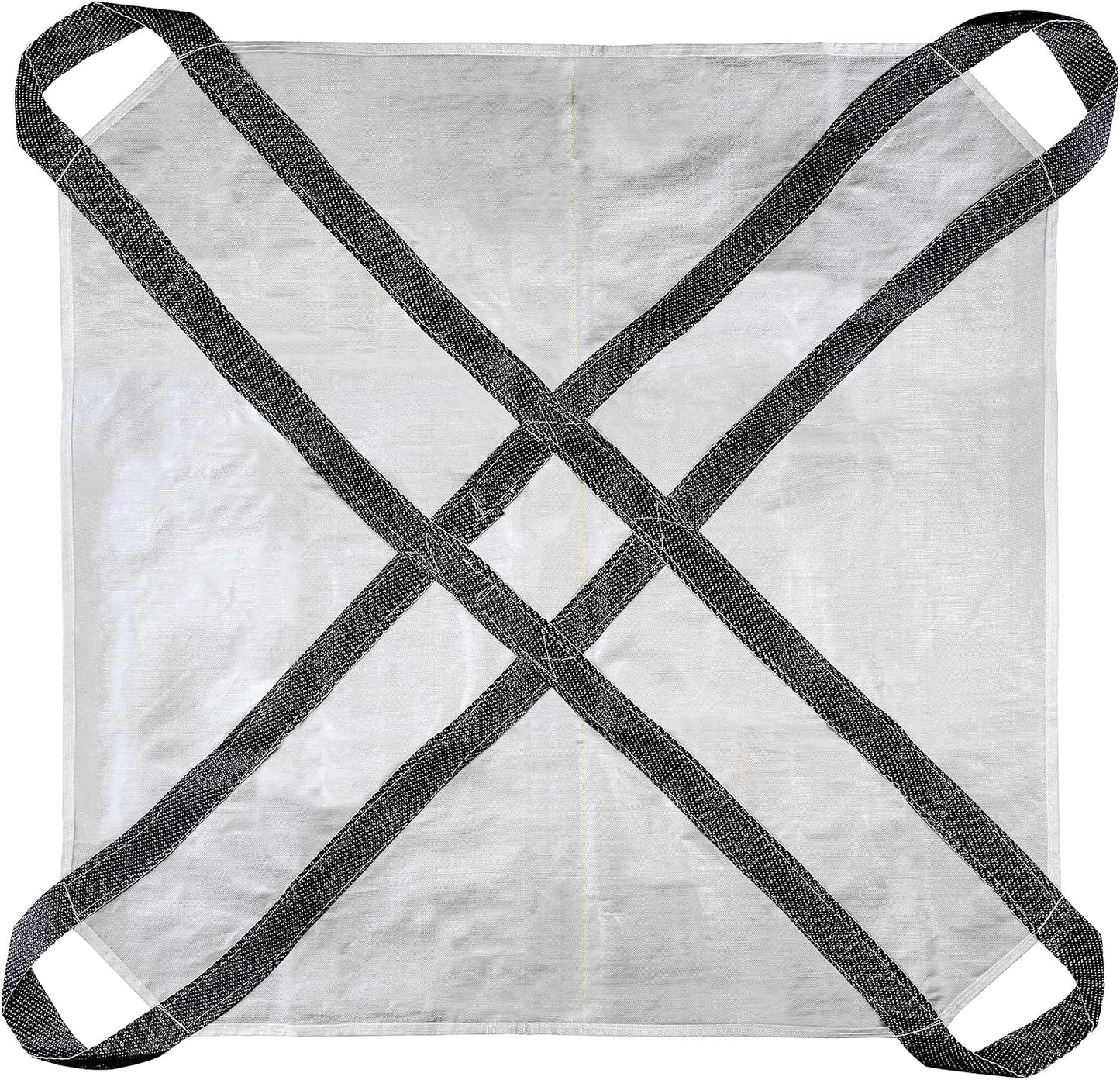5' x 5' Heavy-Duty Utility Tarp with Reinforced Handles – Waterproof, UV-Resistant Poly-Woven Cover – Ideal for Yard Work, Home, Garden, Construction, Camping & Trailers