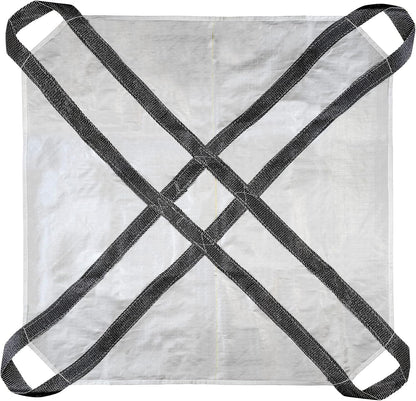 5' x 5' Heavy-Duty Utility Tarp with Reinforced Handles – Waterproof, UV-Resistant Poly-Woven Cover – Ideal for Yard Work, Home, Garden, Construction, Camping & Trailers